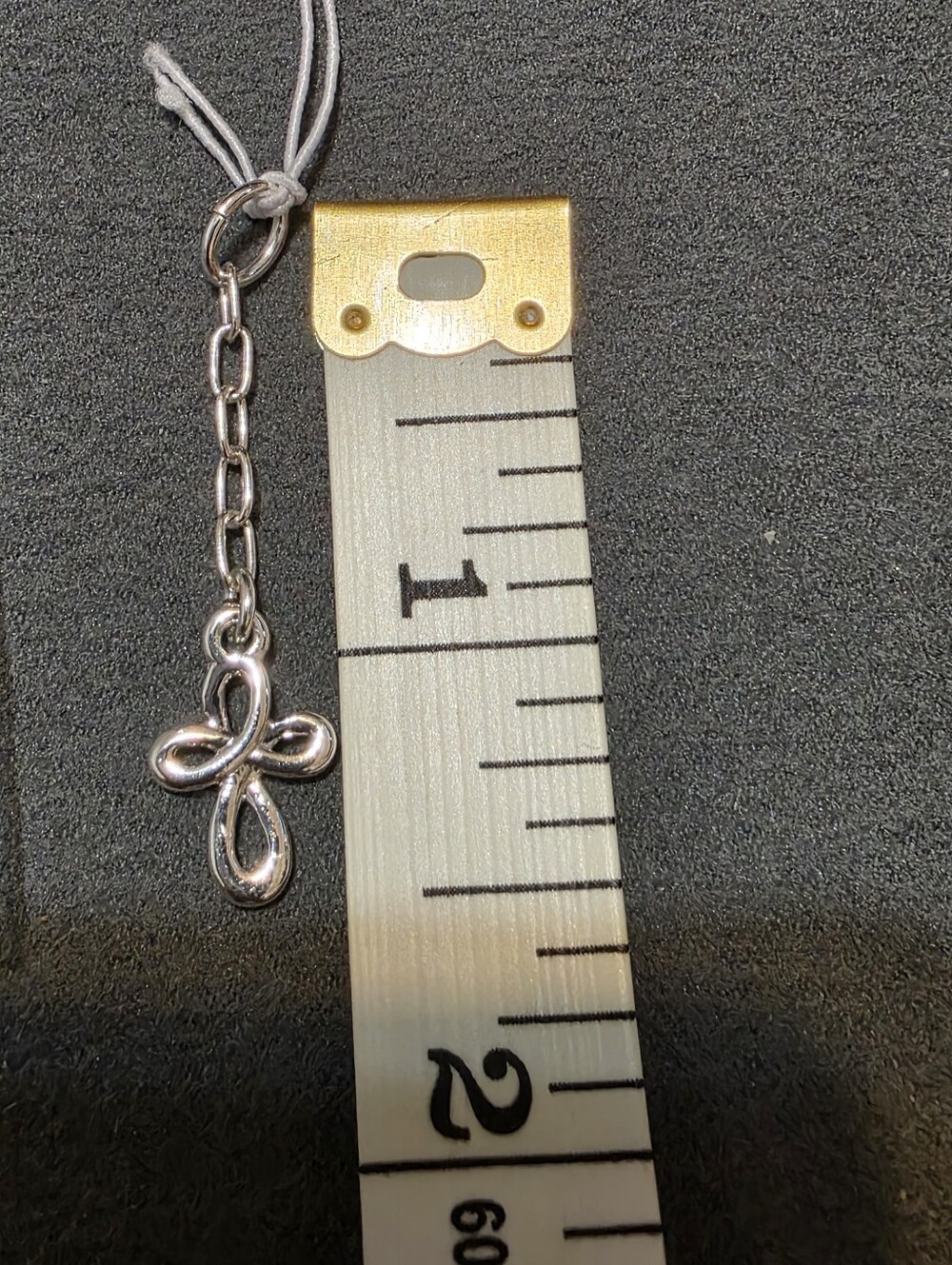 Silver Infinity Cross Pendant Necklace - Silver